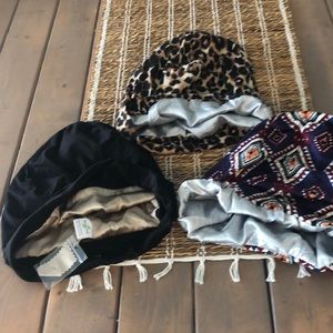 Silk sleeping caps